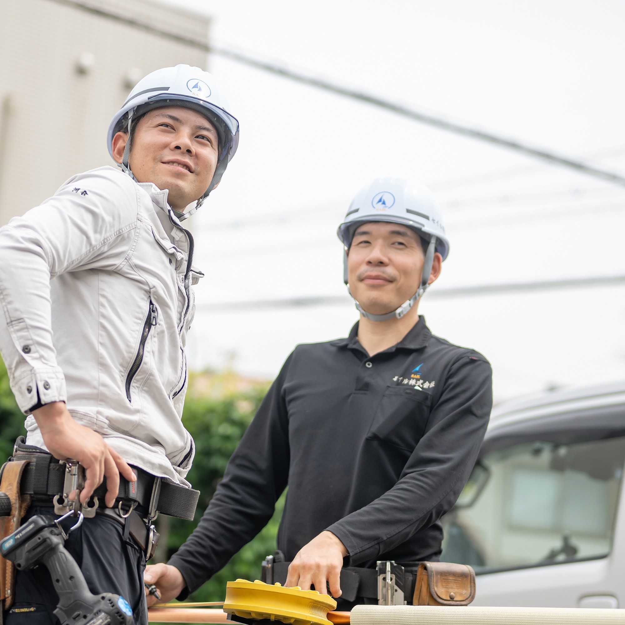 若手スタッフが作業している様子